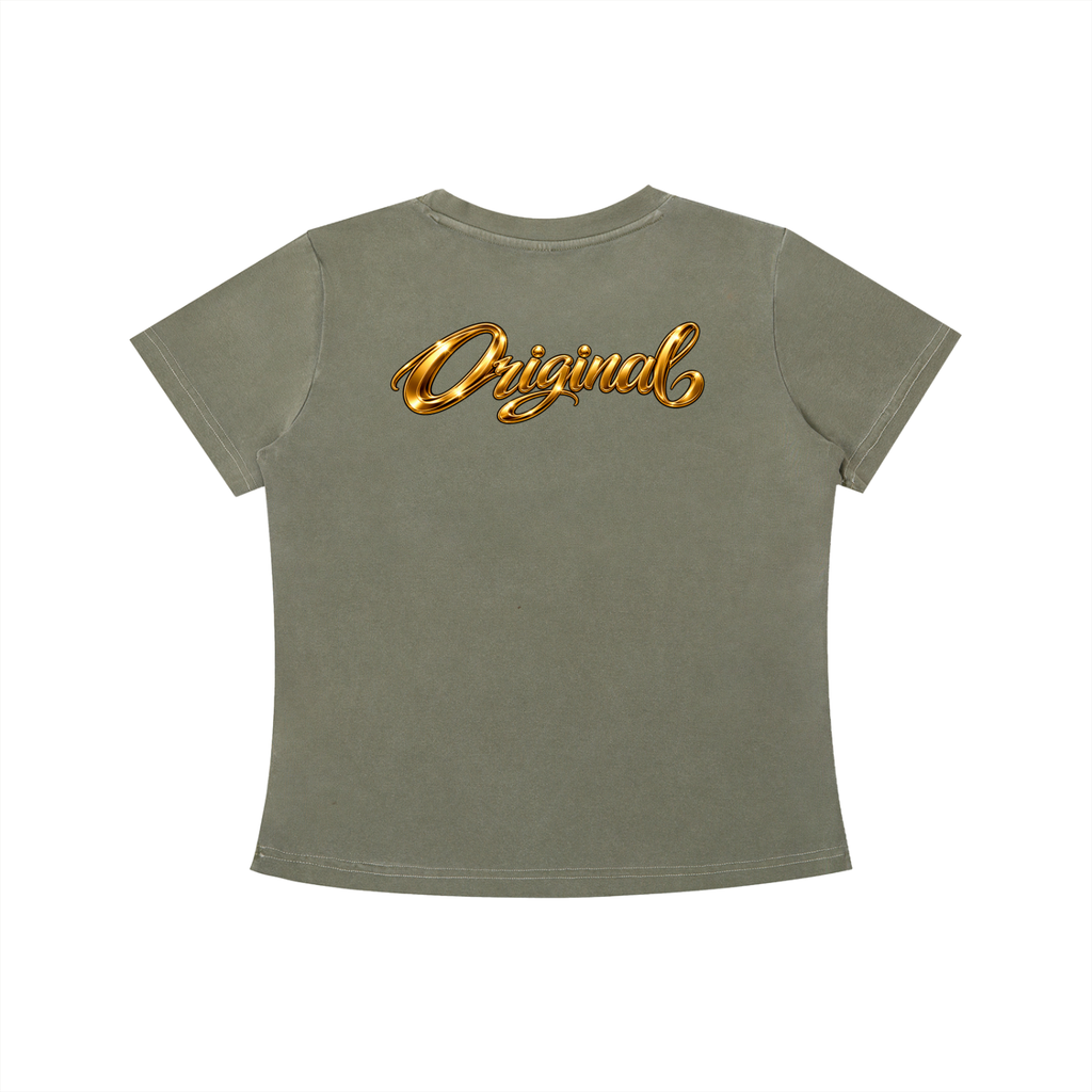CoZay Original Bear Women's Vintage Wash Slim Fit T-shirt