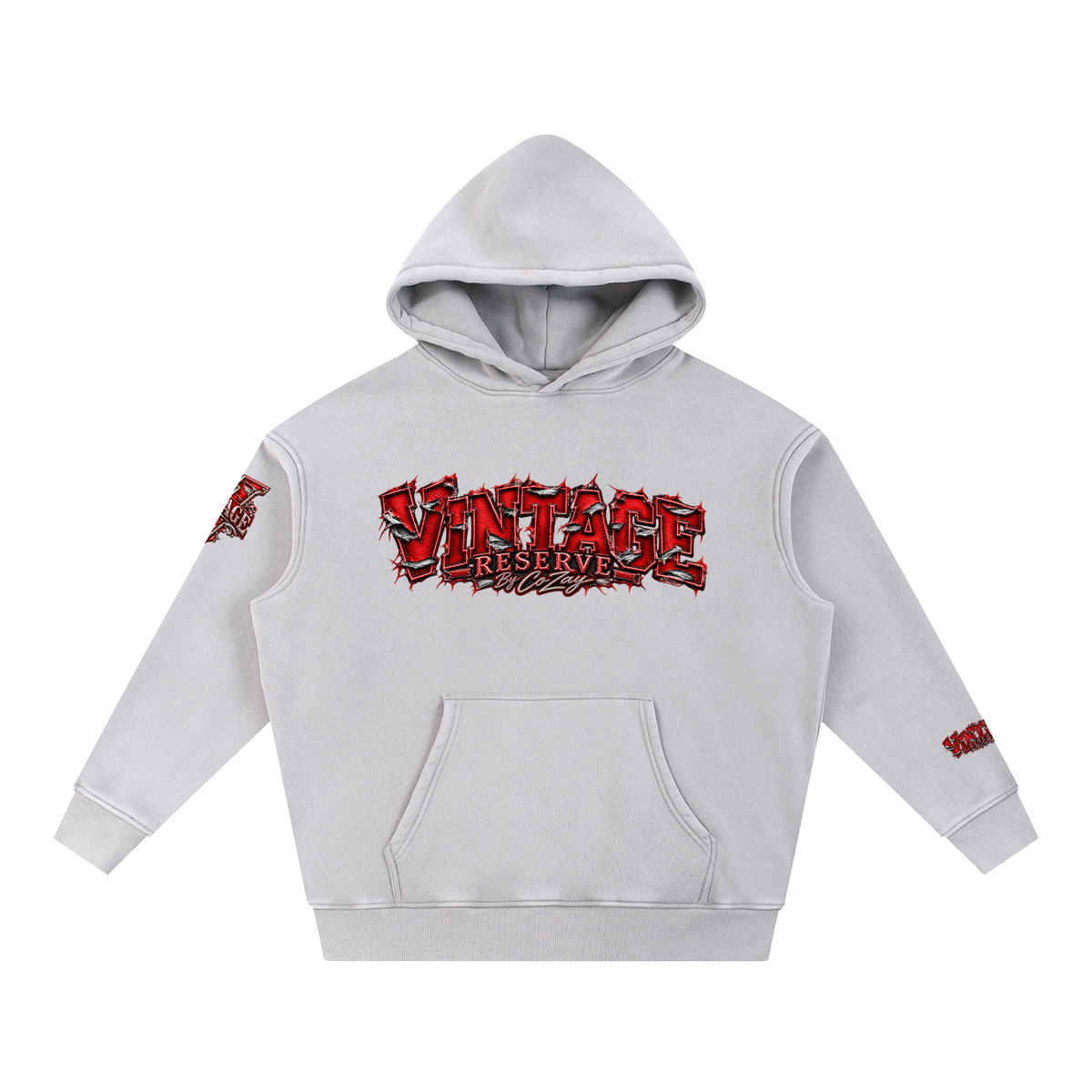 CoZay Original Men's Snow Wash Fleece Oversize Hoodie