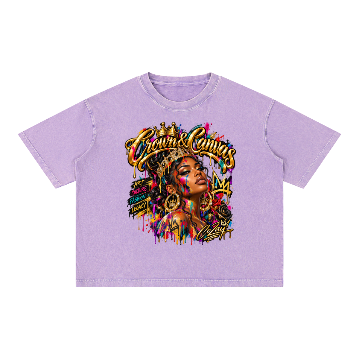 CoZay CC Mineral Wash Boxy Cotton T-Shirt