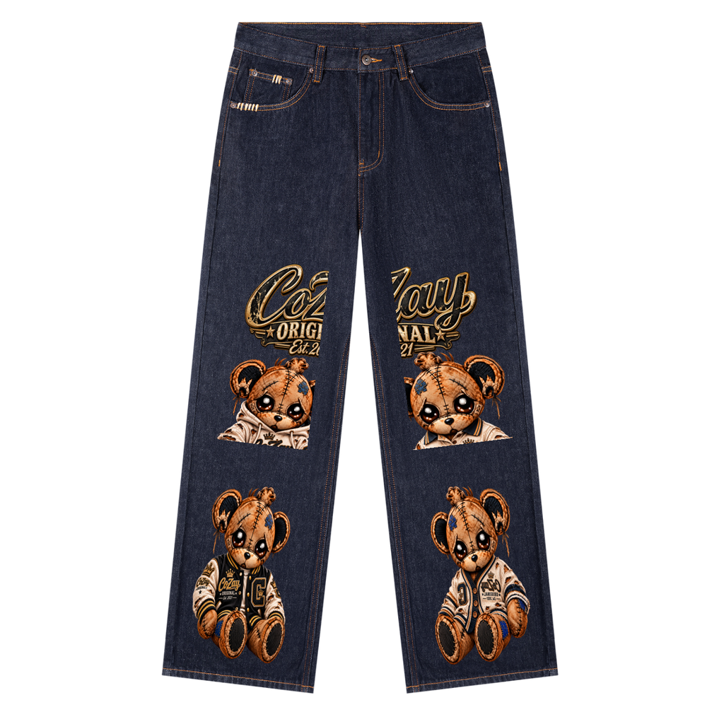 CoZay Original AOP Heavyweight Straight Leg Denim Jeans