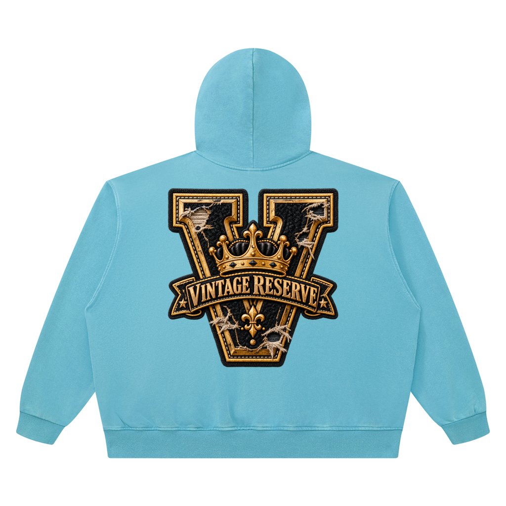 CoZay Vintage Reserve Unisex Heavyweight Vintage Wash Boxy Hoodie
