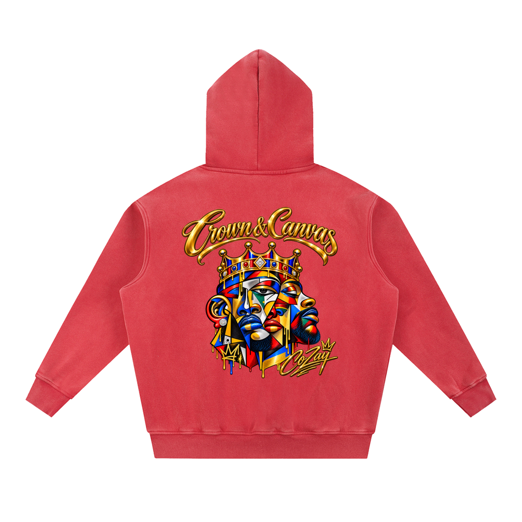 CoZay Original C&C Snow Wash Fleece Oversize Hoodie