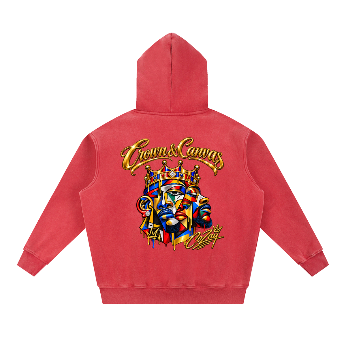 CoZay Original C&C Snow Wash Fleece Oversize Hoodie
