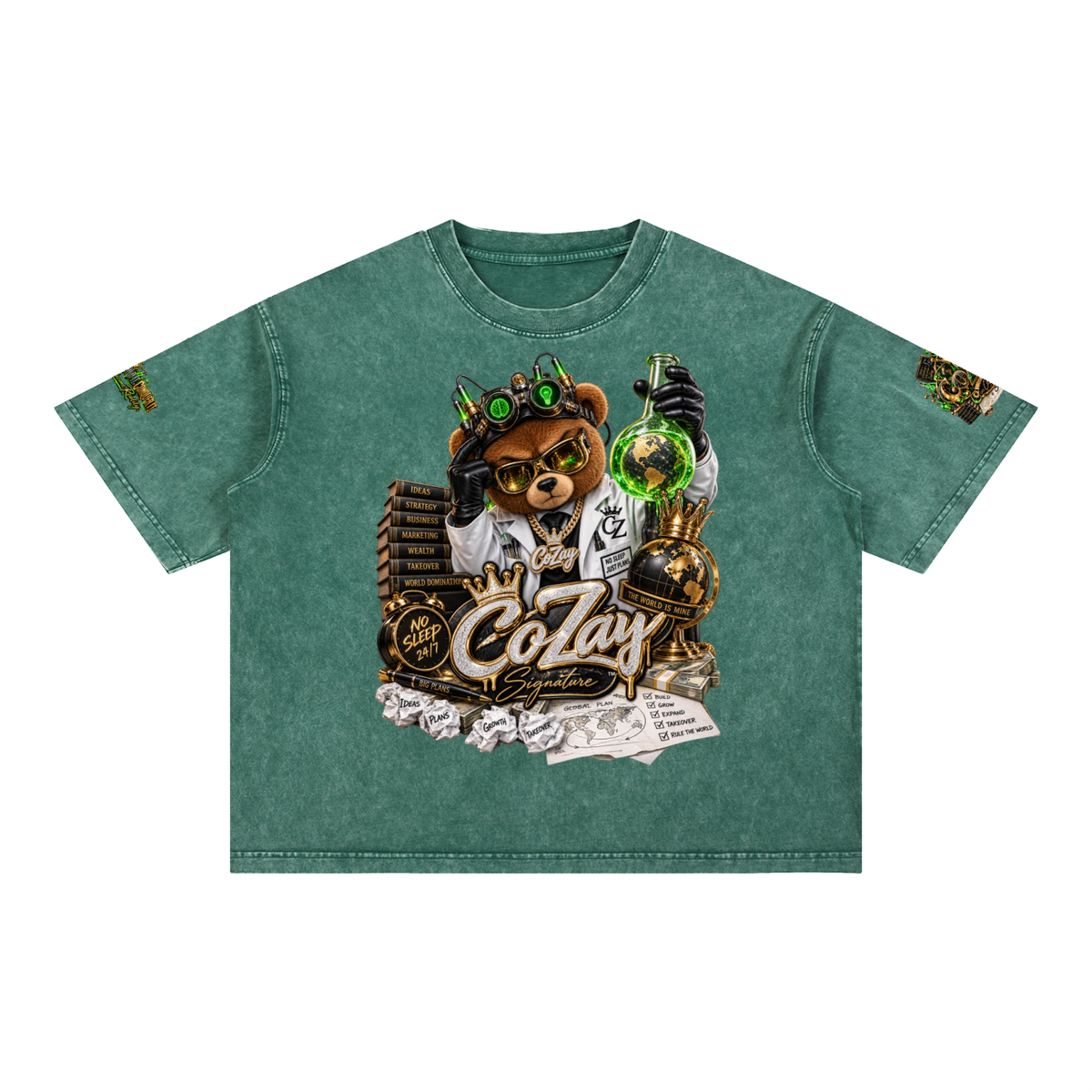 Cozay Signature MS Mineral Wash Boxy Cotton T-Shirt