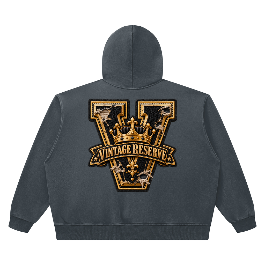 CoZay Vintage Reserve Unisex Heavyweight Vintage Wash Boxy Hoodie