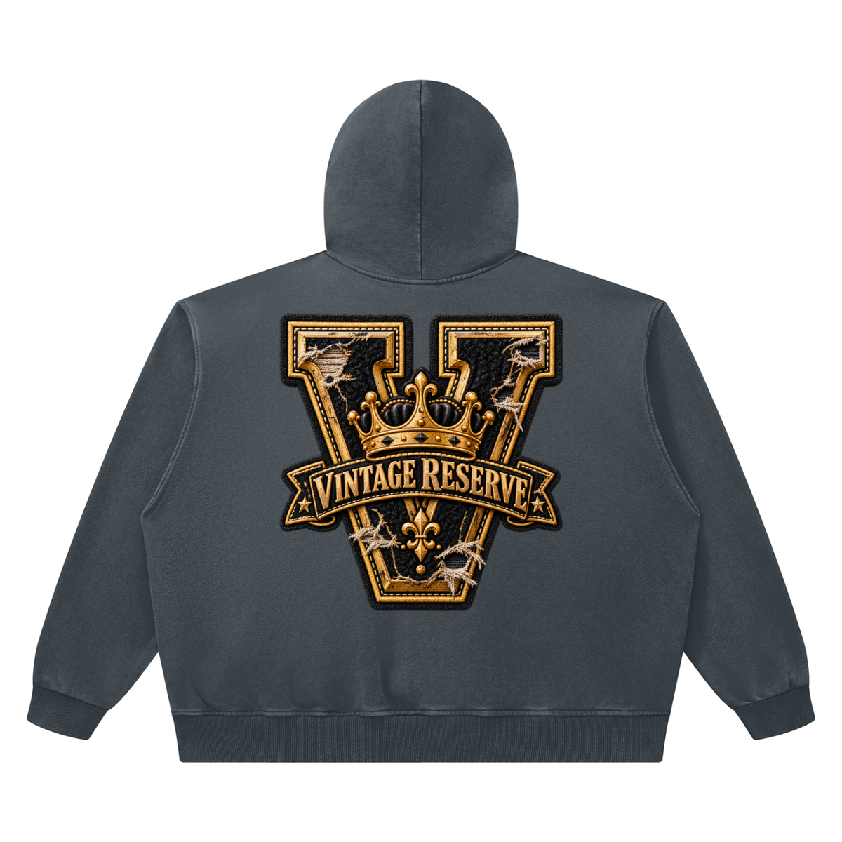 CoZay Vintage Reserve Unisex Heavyweight Vintage Wash Boxy Hoodie