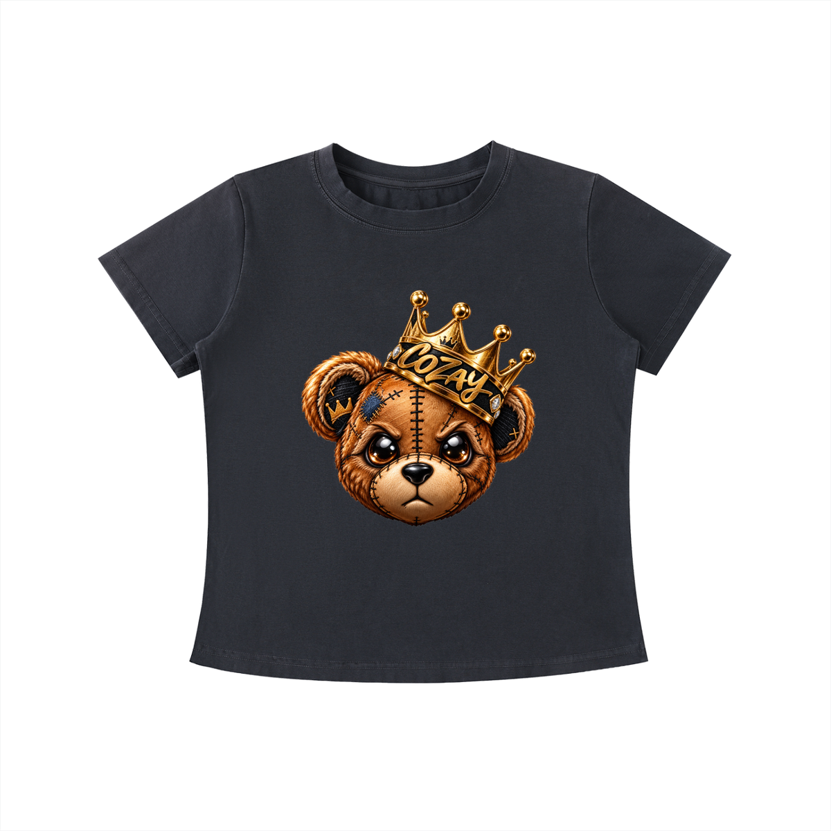 CoZay Original Bear Women's Vintage Wash Slim Fit T-shirt