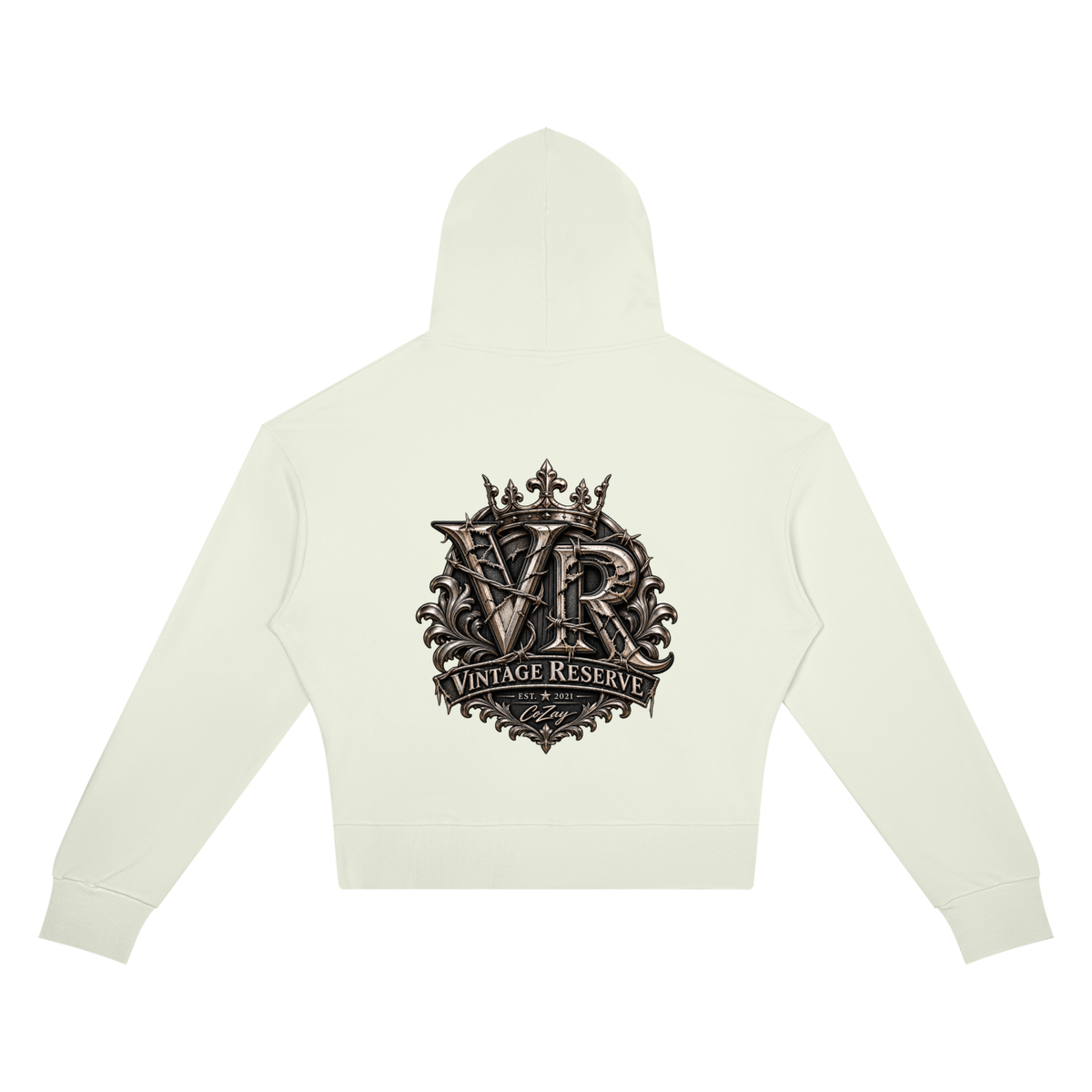 Vintage Reserve by CoZay Women’s Crop Drop Shoulder Hoodie