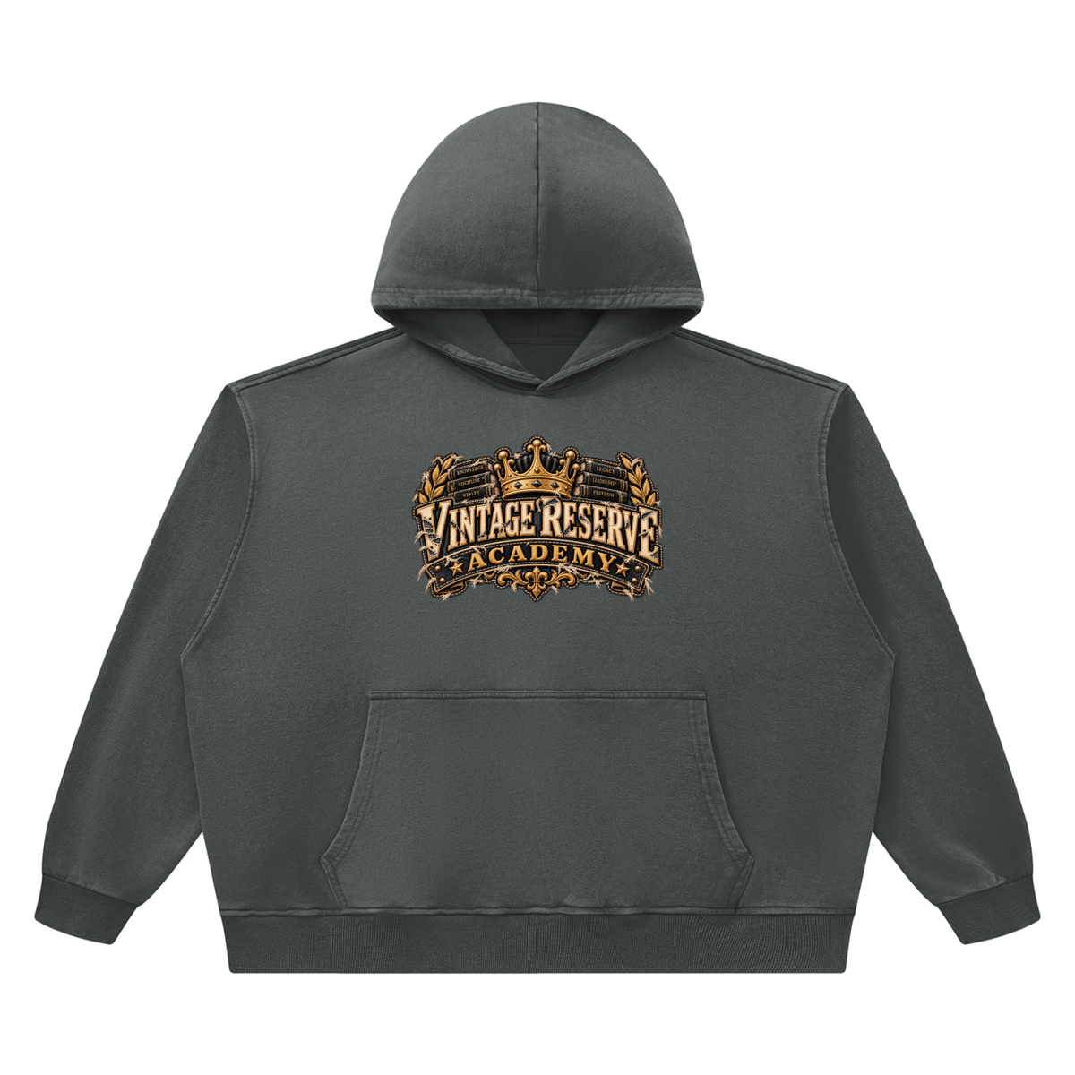 CoZay Vintage Reserve Unisex Heavyweight Vintage Wash Boxy Hoodie