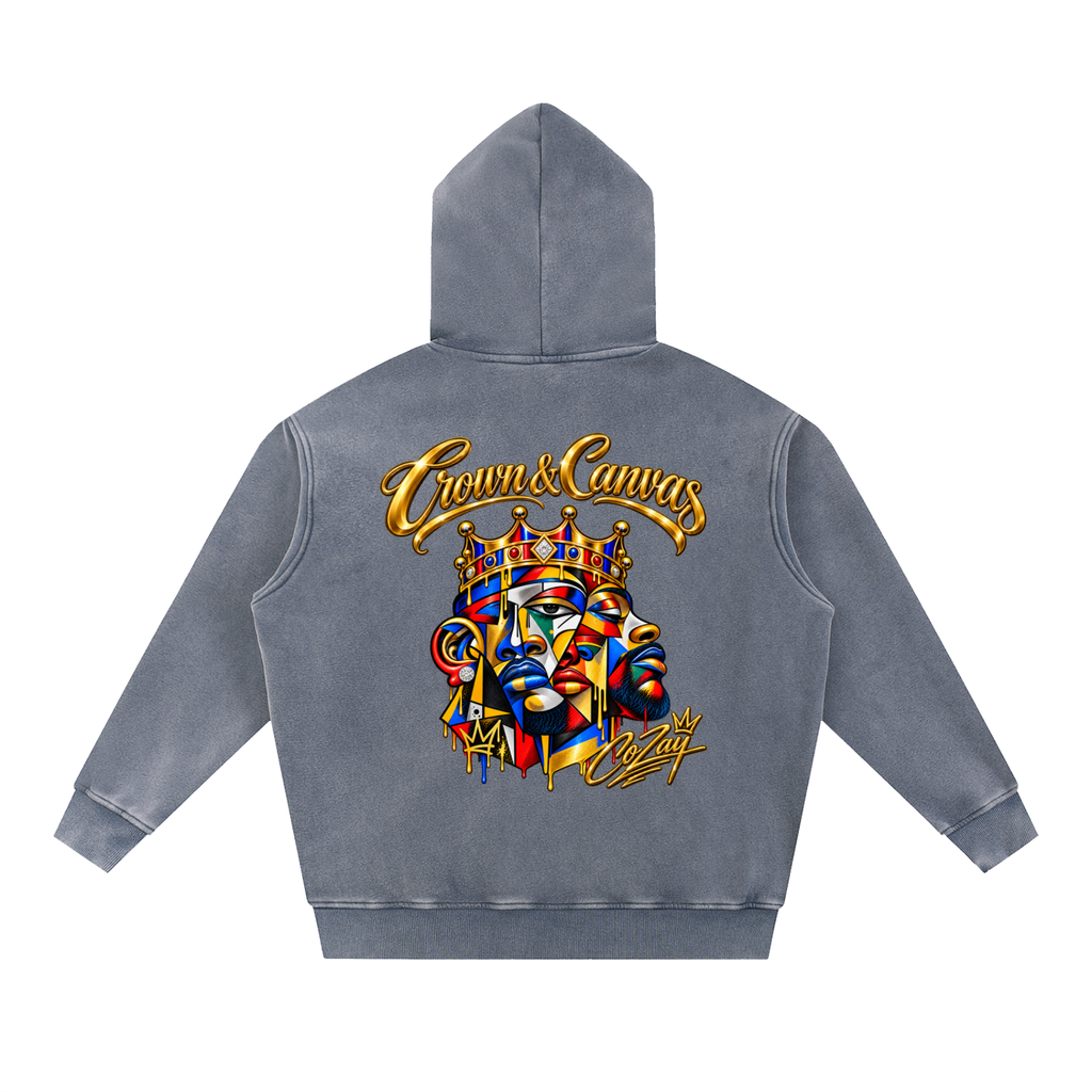 CoZay Original C&C Snow Wash Fleece Oversize Hoodie
