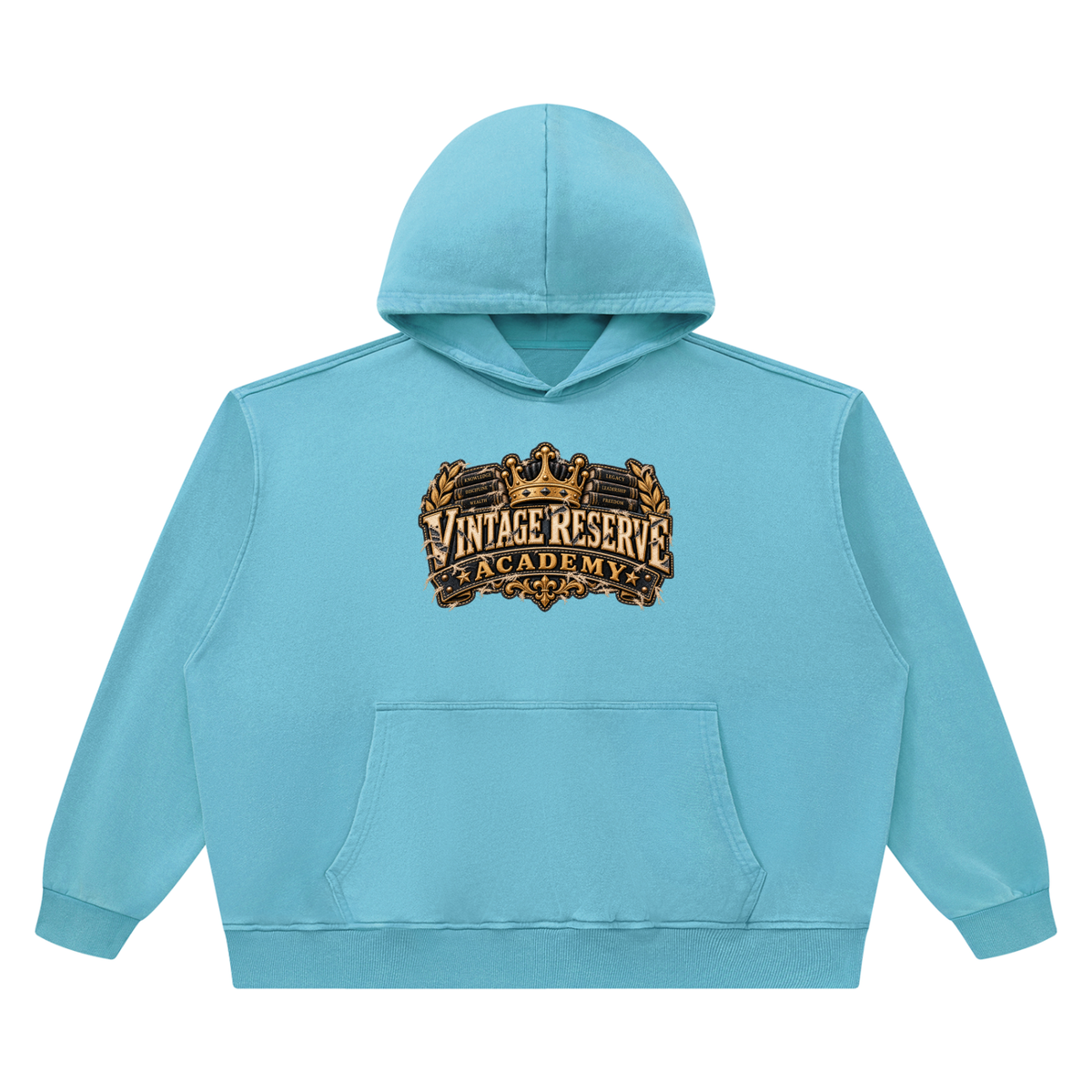 CoZay Vintage Reserve Unisex Heavyweight Vintage Wash Boxy Hoodie