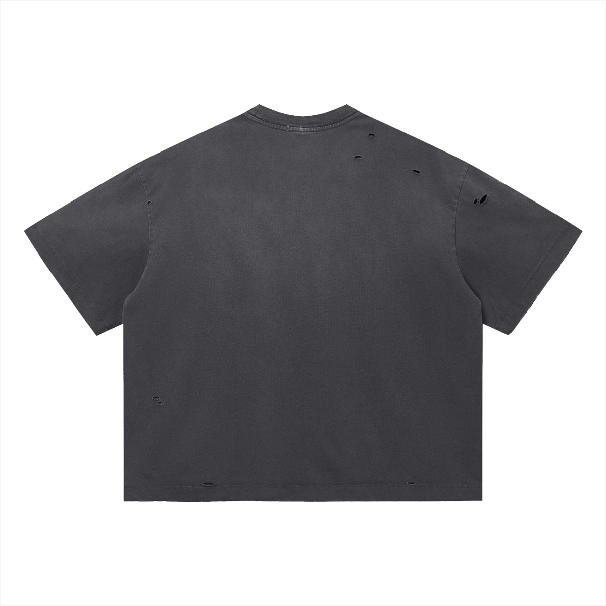 CoZay CC Vintage Washed Distressed Boxy Oversized T-Shirt