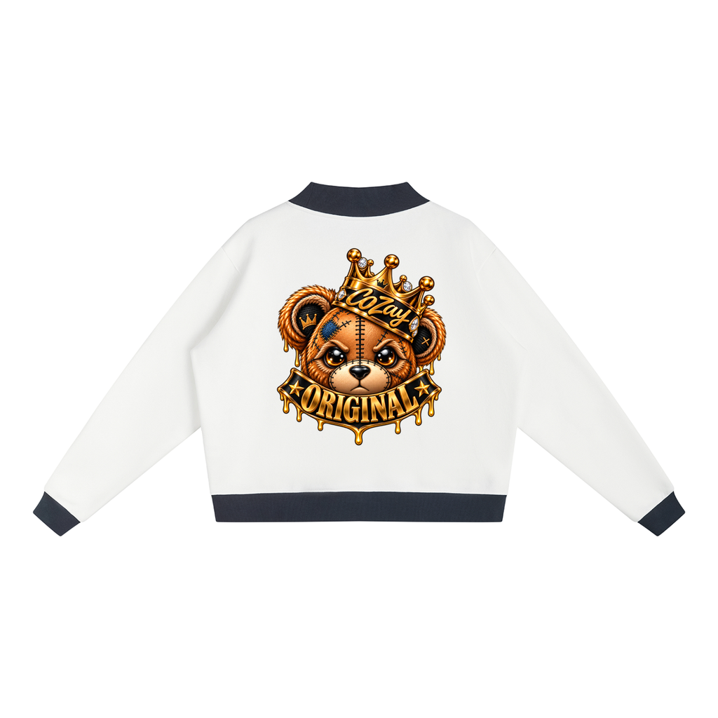 CoZay Original Bear Women’s Mock Neck Crewneck Sweatshirt