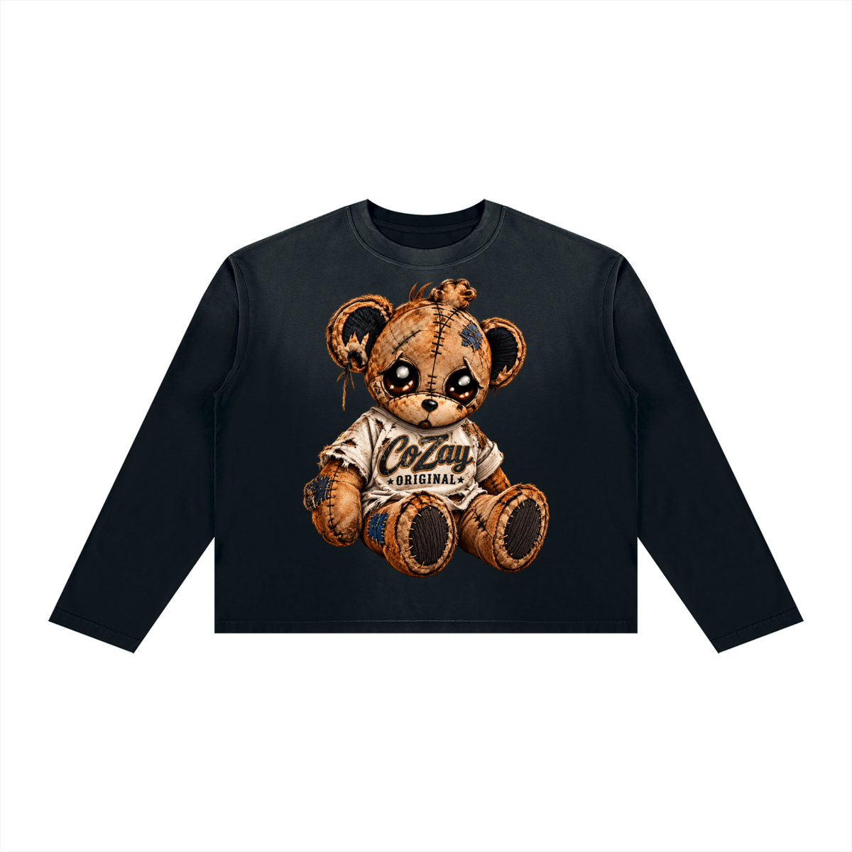 CoZay Original Unisex Sunfade Boxy Long Sleeve T-Shirt