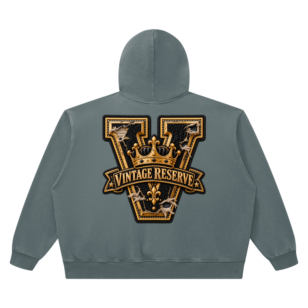 CoZay Vintage Reserve Unisex Heavyweight Vintage Wash Boxy Hoodie