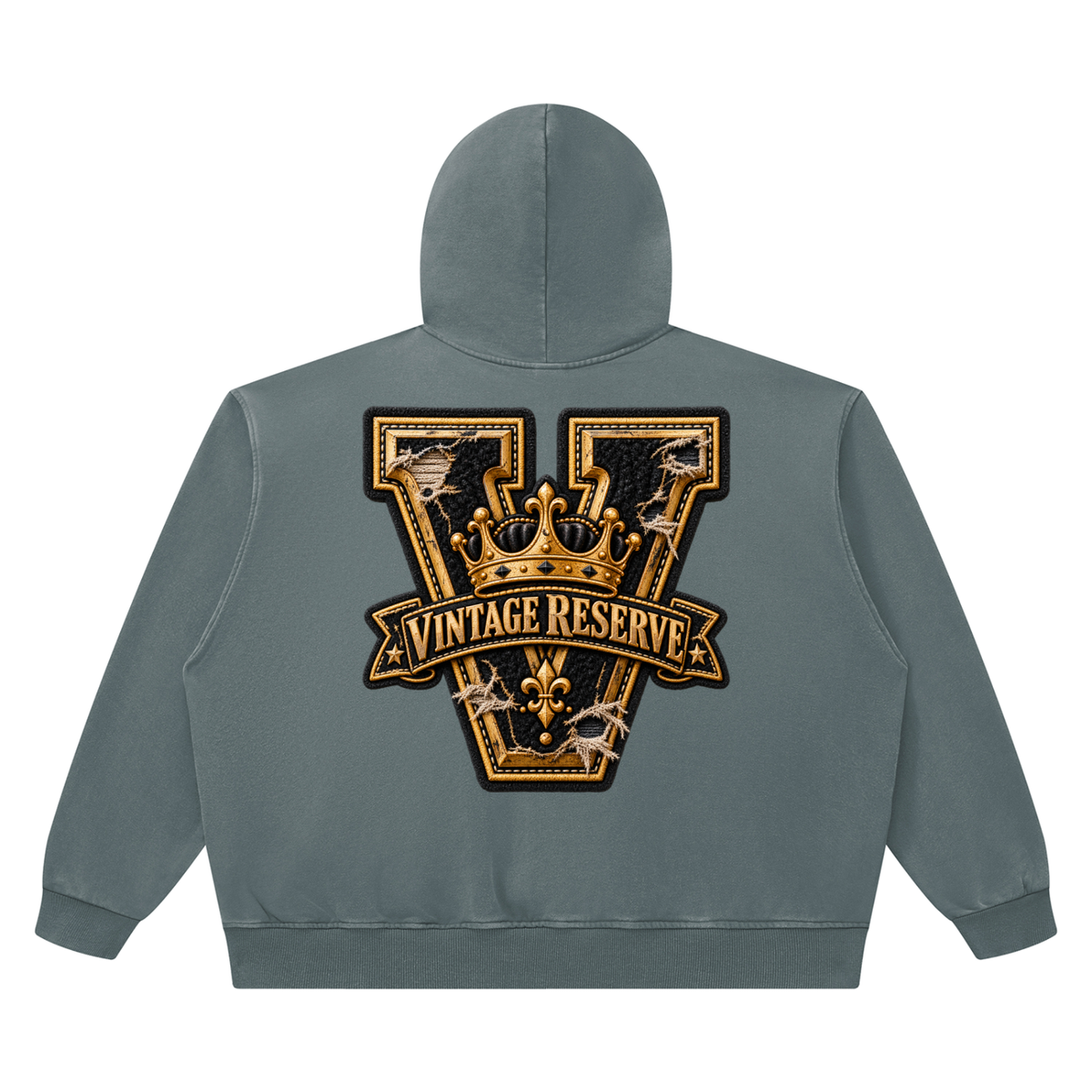 CoZay Vintage Reserve Unisex Heavyweight Vintage Wash Boxy Hoodie