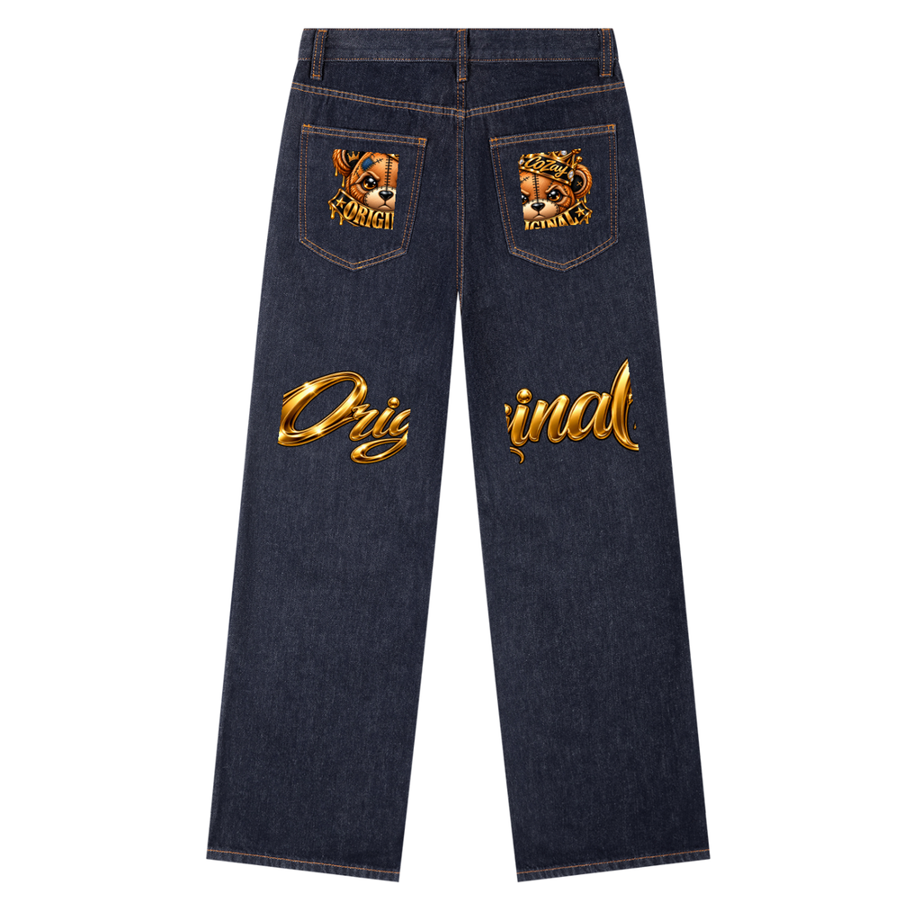 CoZay Original ICU BEAR Heavyweight Straight Leg Denim Jeans