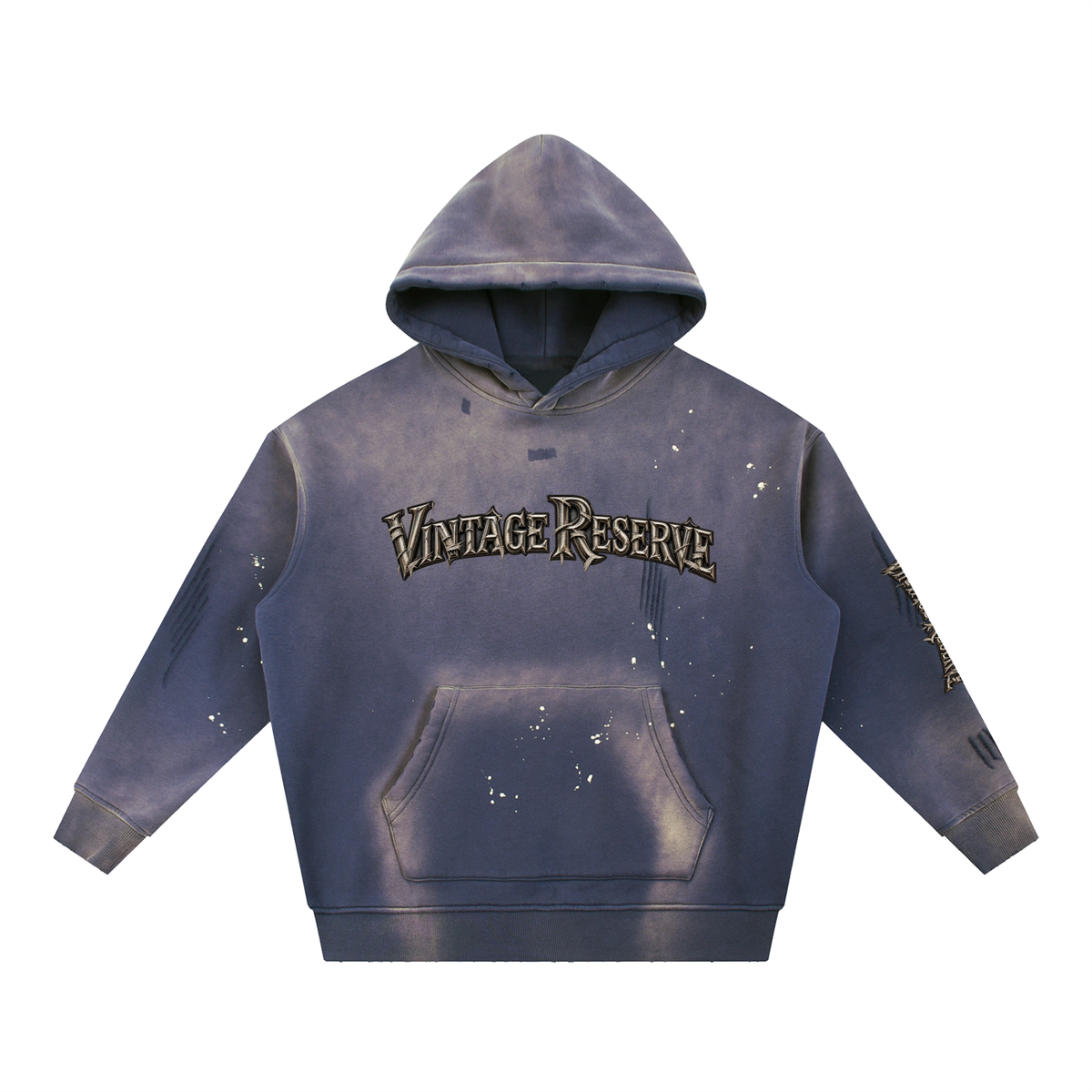 CoZay Vintage  Reserve Washed Frayed Fleece Hoodie
