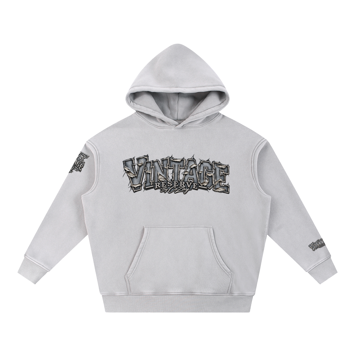 CoZay Original Men's Snow Wash Fleece Oversize Hoodie