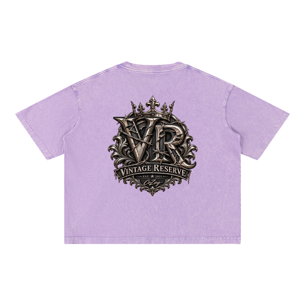 CoZay Vintage Reserve Men's Mineral Wash Boxy Cotton T-Shirt