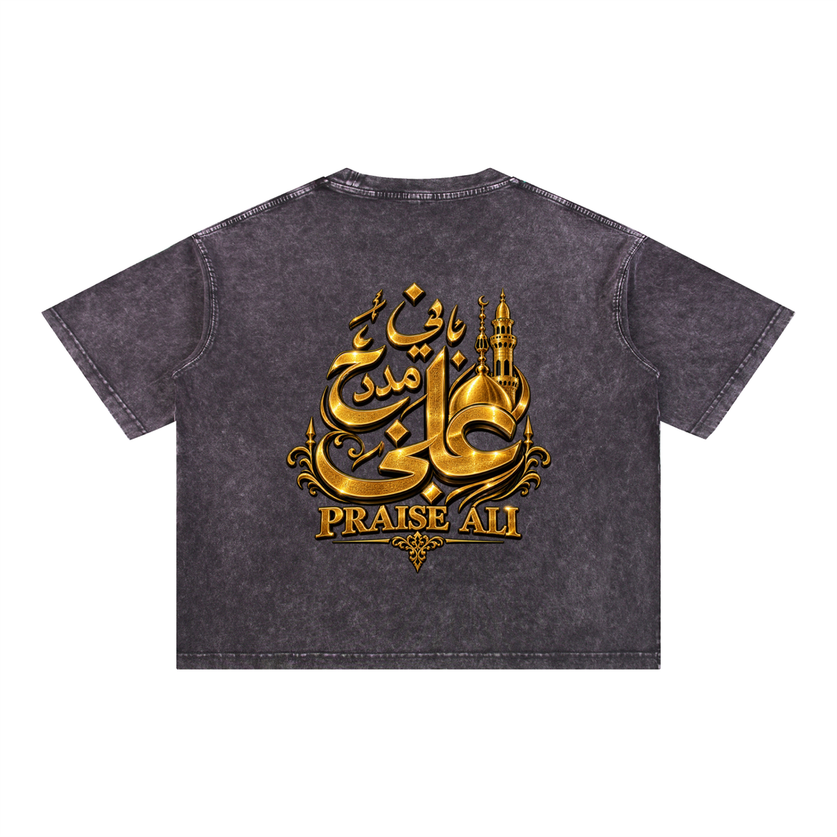 CoZay Signature Lil Durk Mineral Wash Boxy Cotton T-Shirt