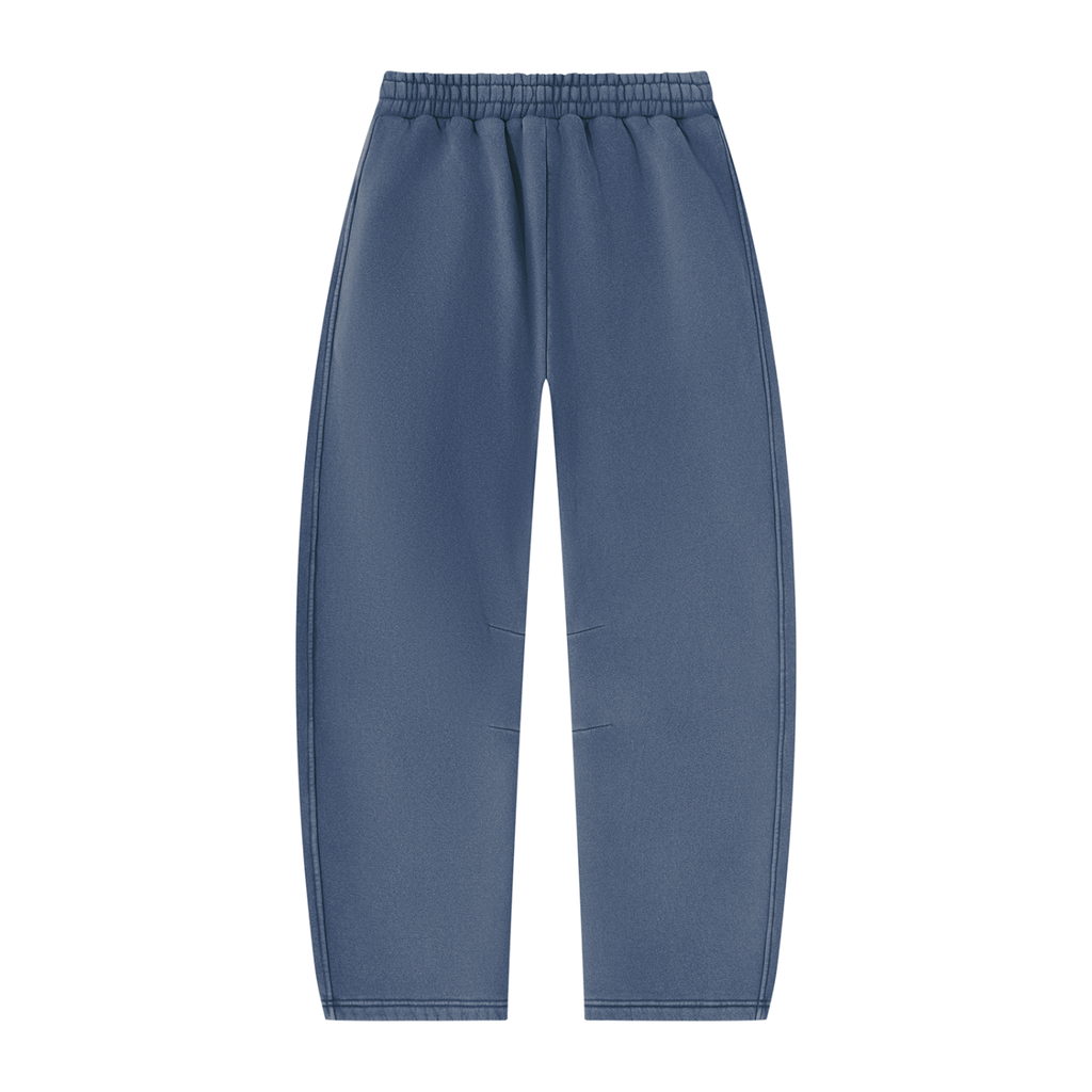CoZay Cartier Bear Unisex Vintage Wash Barrel Leg Fleece Sweatpants