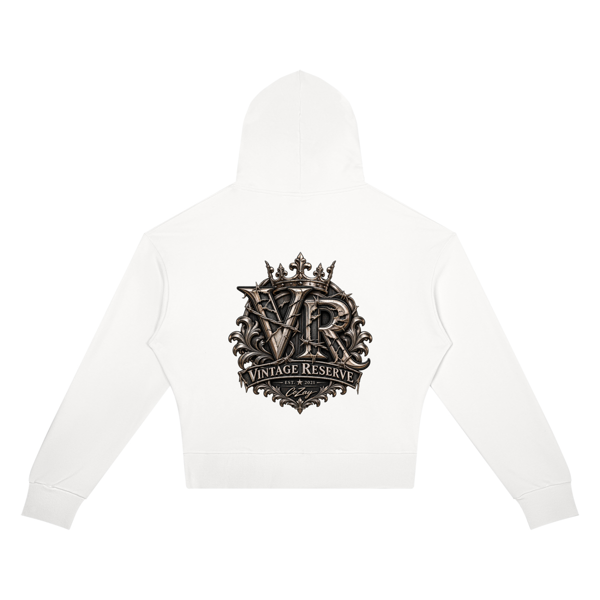 Vintage Reserve by CoZay Women’s Crop Drop Shoulder Hoodie