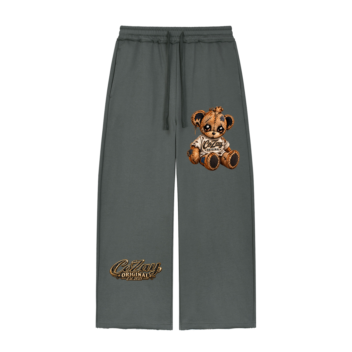 CoZay Original Women’s Wide Leg Raw Edge Sweatpants