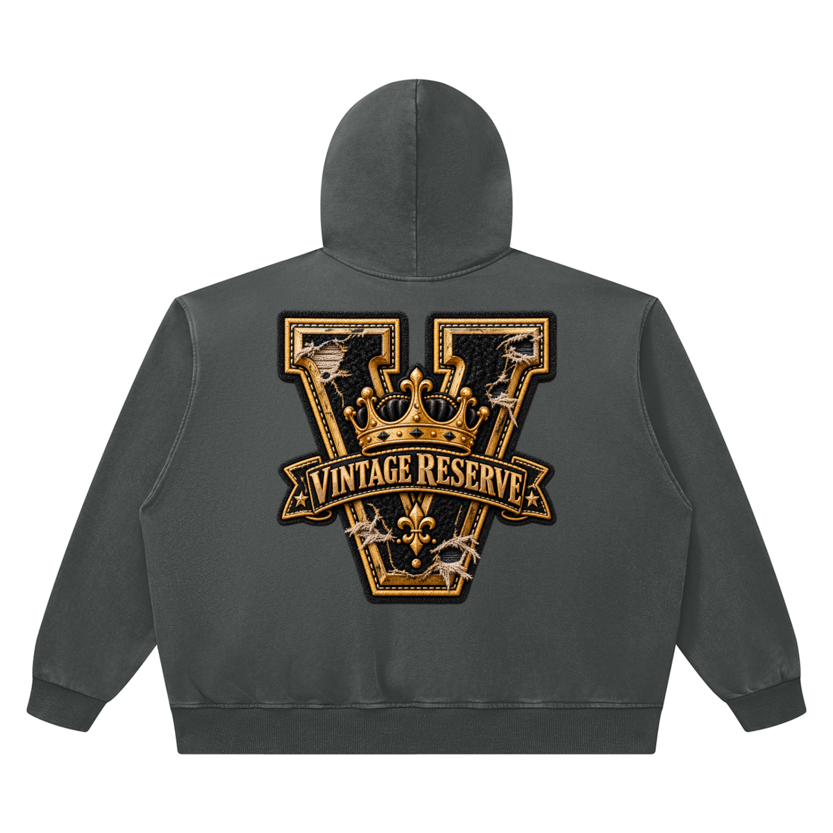 CoZay Vintage Reserve Unisex Heavyweight Vintage Wash Boxy Hoodie