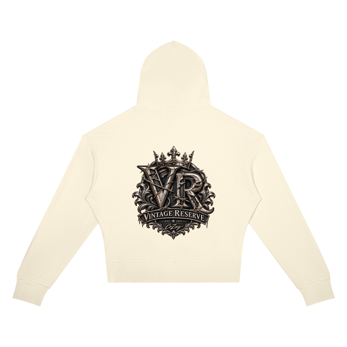 Vintage Reserve by CoZay Women’s Crop Drop Shoulder Hoodie