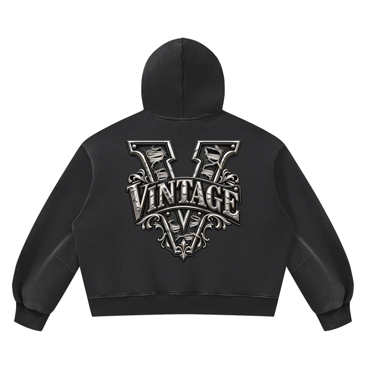 CoZay Original Unisex Vintage Wash Boxy Fleece Hoodie