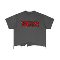 CoZay Original Men's Vintage Wash Boxy Distressed Hem T-Shirt