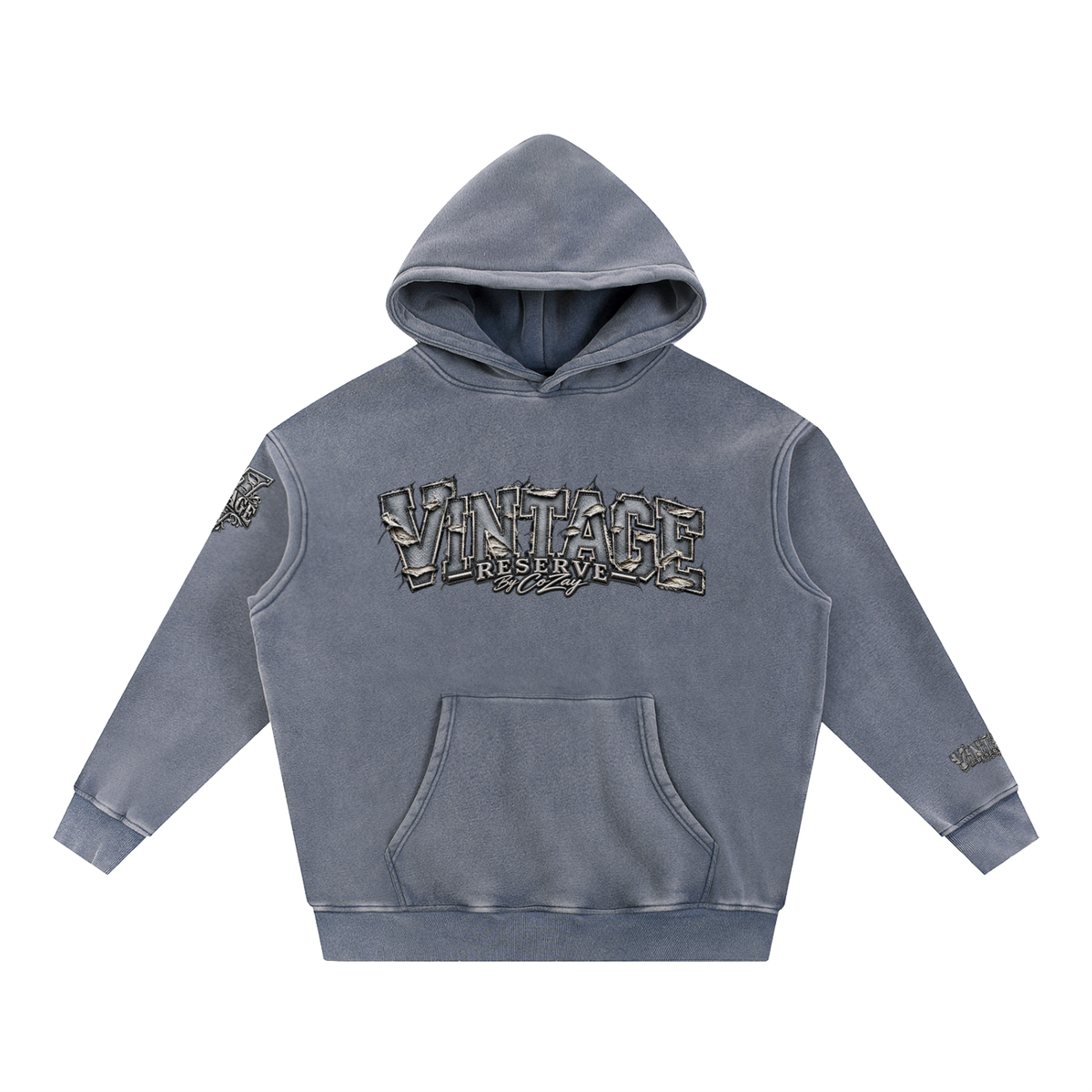 CoZay Original Men's Snow Wash Fleece Oversize Hoodie