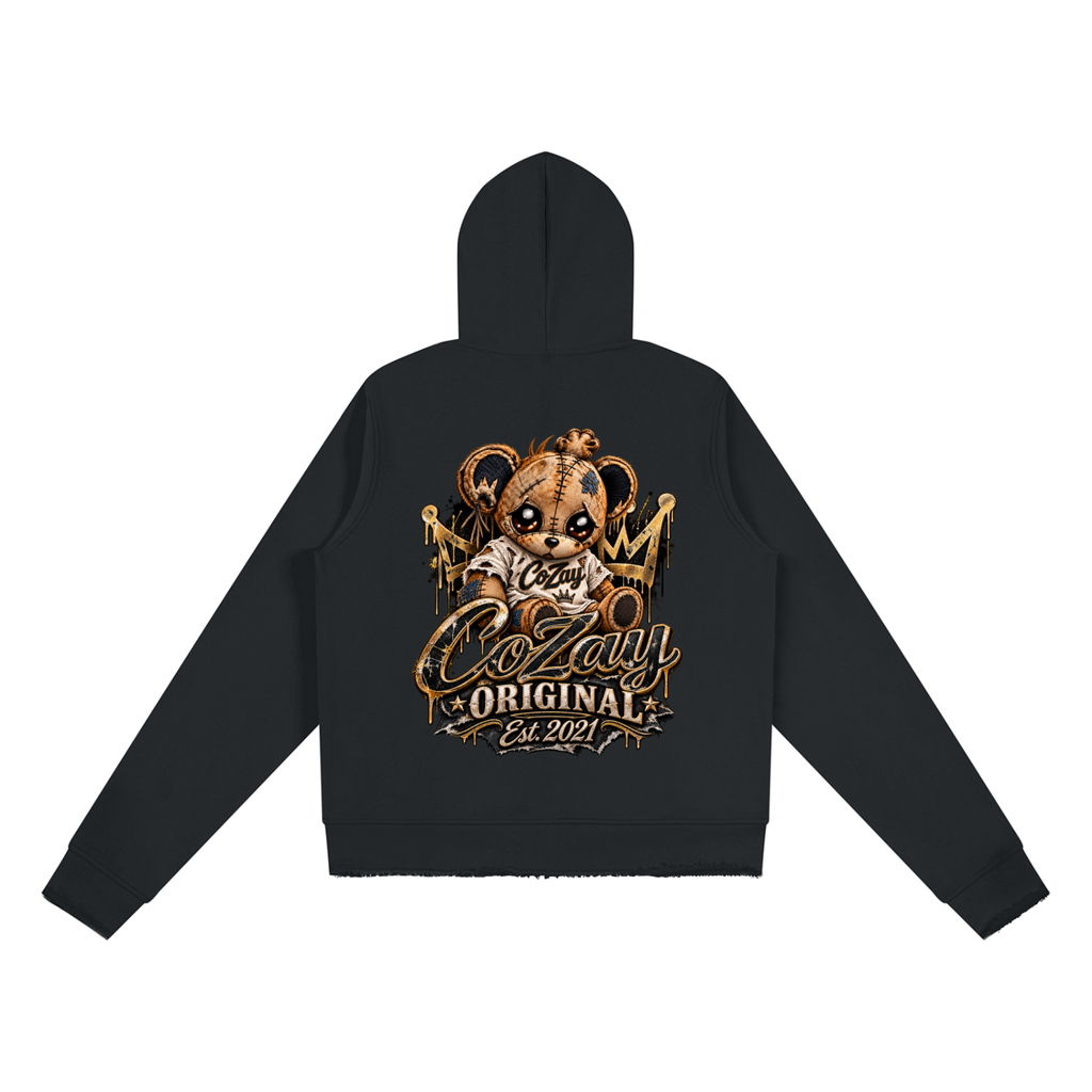 CoZay Original Women’s Raw Edge Full Zip Hoodie