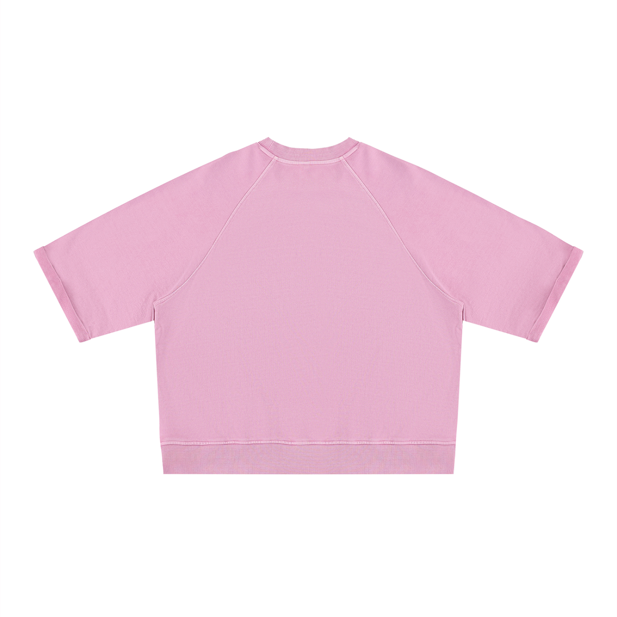 CoZay Original Unisex Vintage Wash Boxy Short Sleeve Sweatshirt