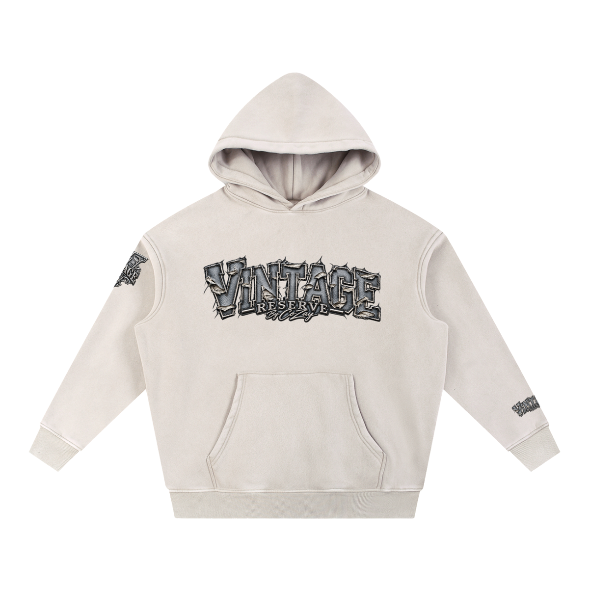 CoZay Original Men's Snow Wash Fleece Oversize Hoodie