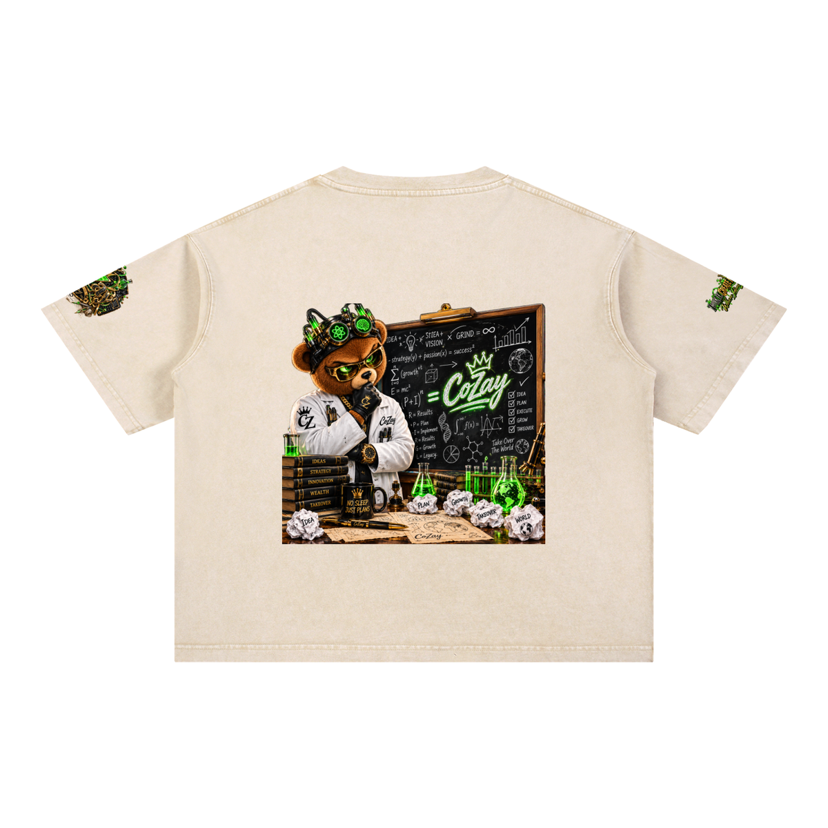 Cozay Signature MS Mineral Wash Boxy Cotton T-Shirt
