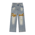 CoZay Original Basic Vintage Wash Distressed Denim Jeans
