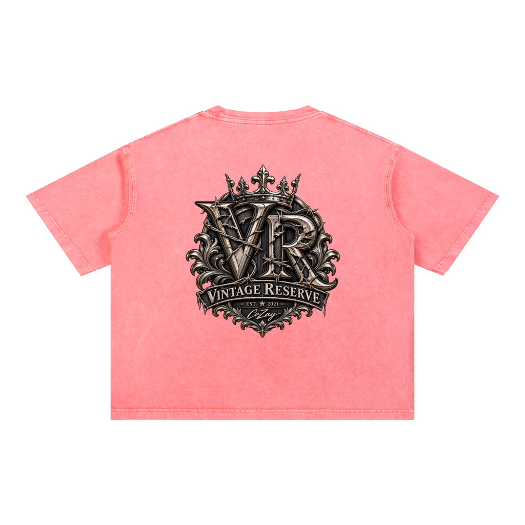 CoZay Vintage Reserve Men's Mineral Wash Boxy Cotton T-Shirt