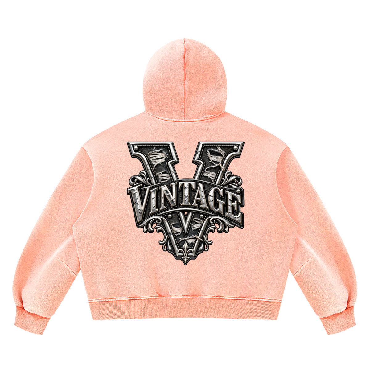 CoZay Original Unisex Vintage Wash Boxy Fleece Hoodie