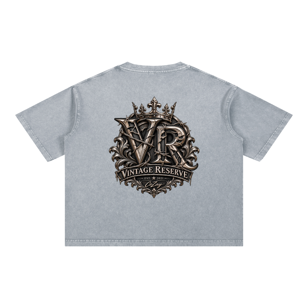 CoZay Vintage Reserve Men's Mineral Wash Boxy Cotton T-Shirt