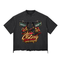CoZay Signature Snow Wash Raw-Hem Boxy T-shirt